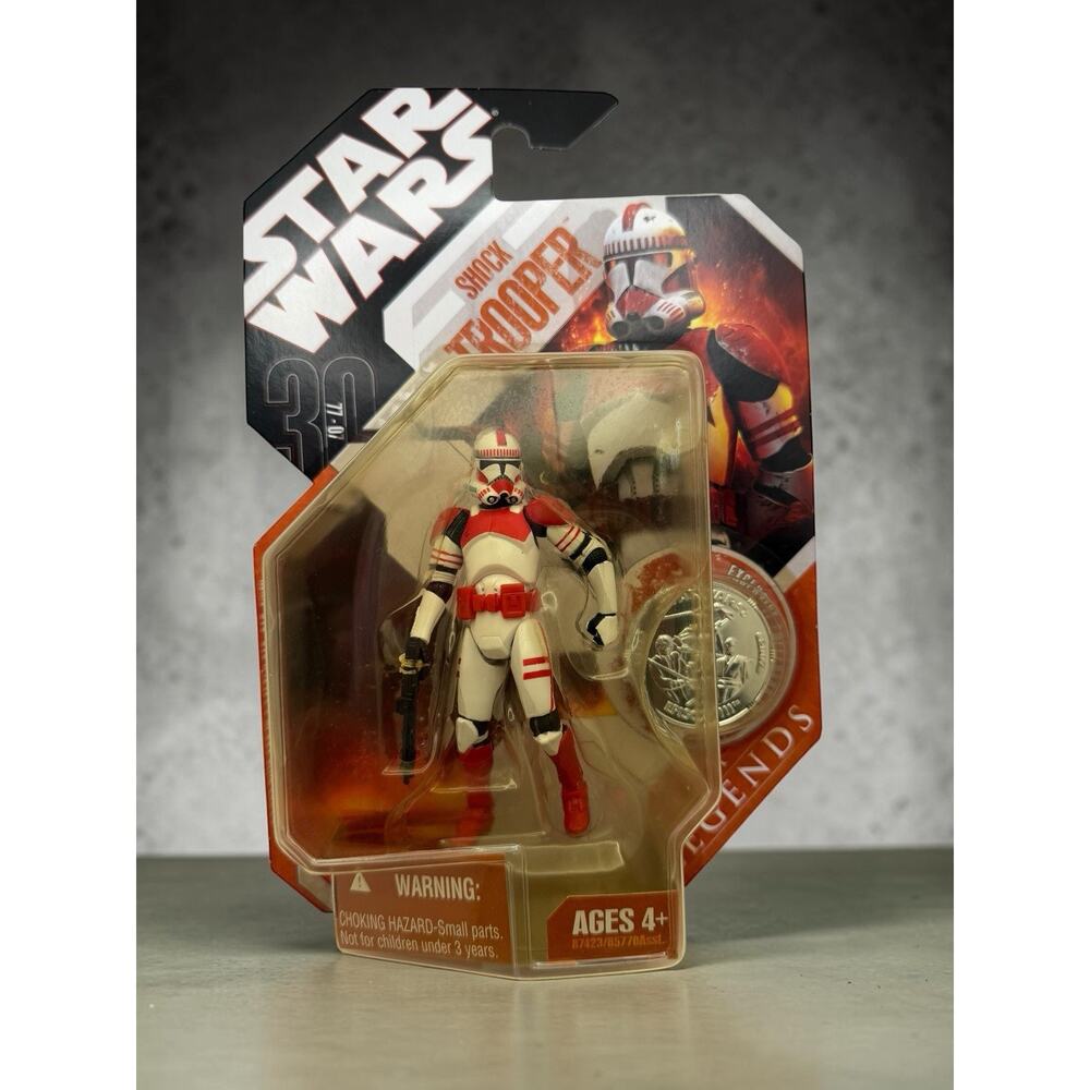 Hasbro Star Wars Saga Legends Shock Trooper Action Figure Sci-Fi Horror